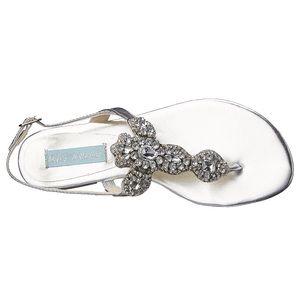 Blue by Betsey Johnson Jeweled Sandal - new in box